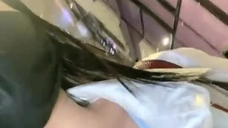 娇妻 雪白 呻吟-美女学生妹子是男友的乖母狗，戴着狗炼项圈乖乖让男友无套抽插~